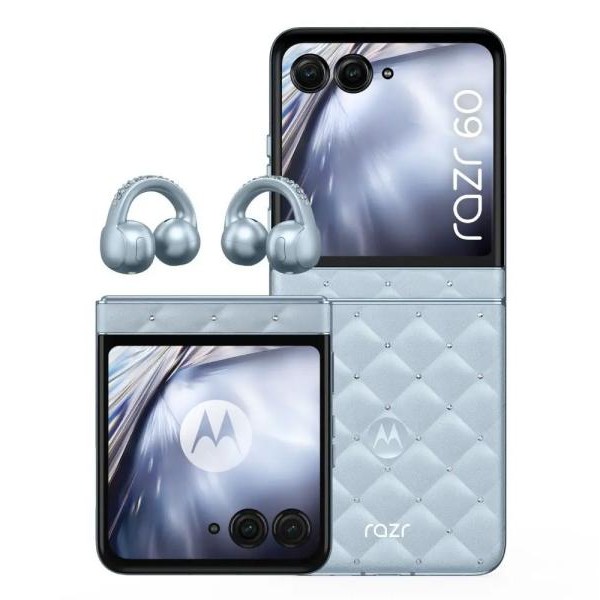 MOTOROLA Razr 60 + moto buds loop Swarovski Edition 8/256GB PANTONE Ice Melt