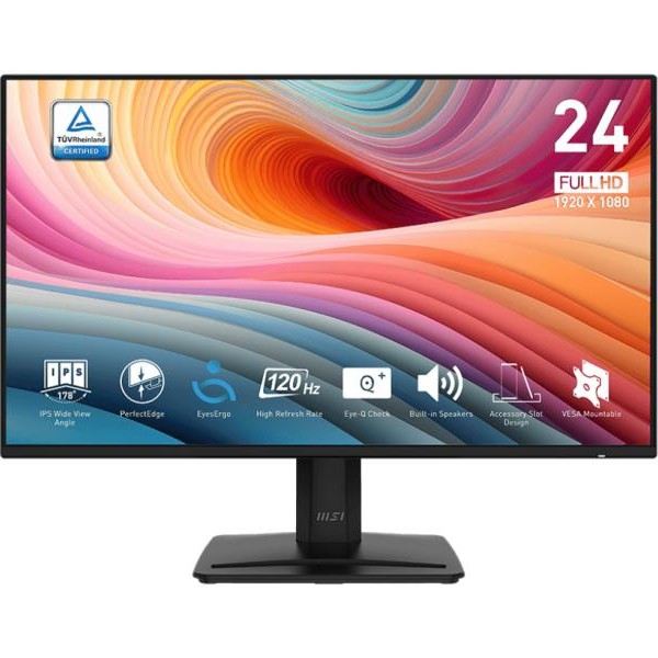 MSI 24'' PRO MP242A E2 IPS FHD,120Hz,1ms,HDMI,DP,VGA