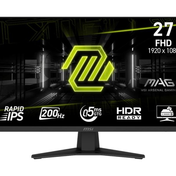 MSI 27'' MAG 274F IPS FHD, 0,5ms, 200Hz, HDMI, DP