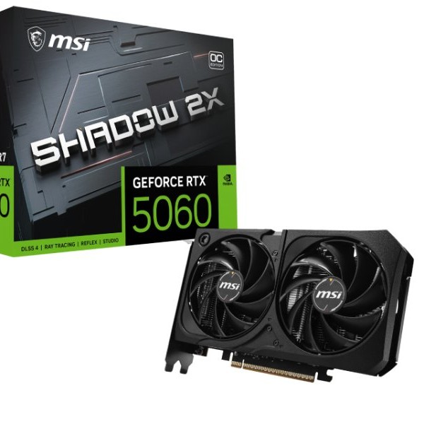 MSI GeForce RTX 5060 8G SHADOW 2X OC MAX
