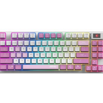 MSI FORGE GK600 TKL W VIOLET US wireless tastatura