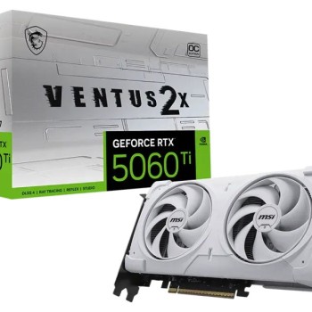 MSI GeForce RTX 5060 Ti 8G VENTUS 2X OC WHITE PLUS