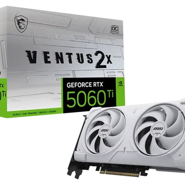 MSI GeForce RTX 5060 Ti 8G VENTUS 2X OC WHITE PLUS