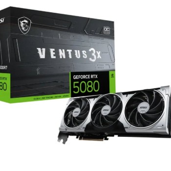 MSI GeForce RTX 5080 16G VENTUS 3X OC PLUS grafička karta