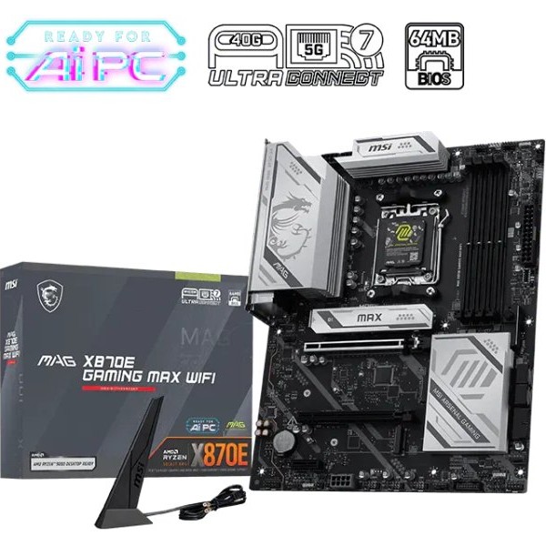 MSI MAG X870E GAMING MAX WIFI matična ploča