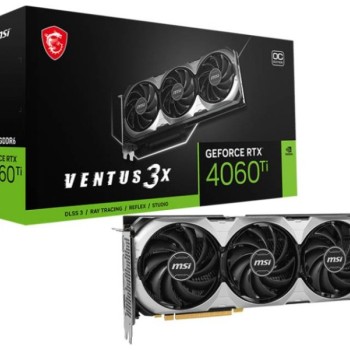 MSI NVidia GeForce RTX 4060 Ti 8GB 128bit RTX 4060 Ti VENTUS 3X E 8G OC grafička karta
