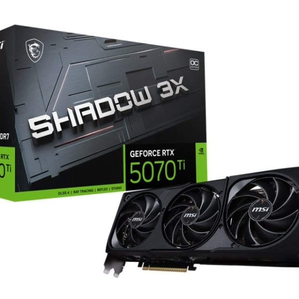 MSI NVidia RTX 5070 Ti 16G SHADOW 3X OC 256bit