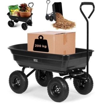 MultiGarden Baštenska transportna kiperska kolica, nosivosti do 200kg