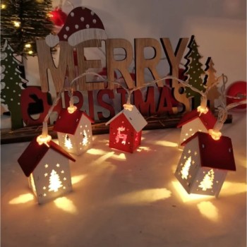 MUSICMAN LED svetleći niz ''kućice'' 0.9m