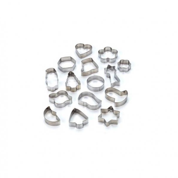 Nava NV10-186-014 Kalupi za kolačiće Inox 15 oblika