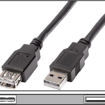 NEDIS Kabl USB A-M/A-F 3.0 2m produžni