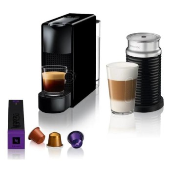 NESPRESSO Essenza Mini Black & Aeroccino Aparat za kafu i aparat za pravljenje pene od mleka (A3NC30EUBK-TX)