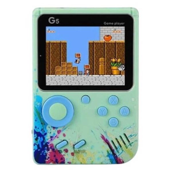 NIKEDA Gaming Console - G5 Handheld Console (Green-Blue)