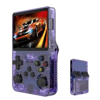 NIKEDA Gaming Console - R36S Handheld Console (purple)