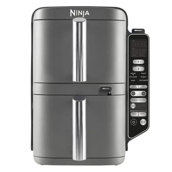 NINJA Airfryer NINJA SL451EU 6u1/dupla korpa/2470W/9.5L/siva