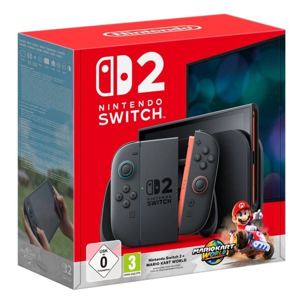 NINTENDO Konzola Nintendo Switch 2 - Light Blue and Light Red Joy-Con + Switch Mario Kart World