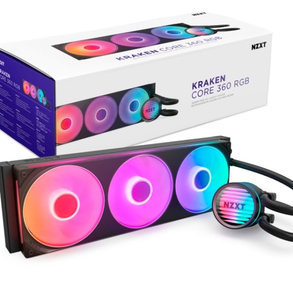 NZXT Kraken 360 RGB vodeno hlađenje crno RL-KR36C-B1