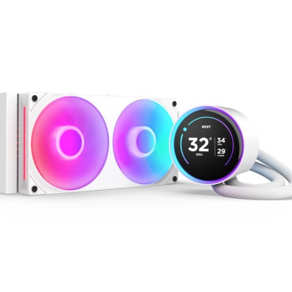 NZXT Kraken Elite 240 RGB V2 vodeno hlađenje belo (RL-KR24E-W2)