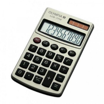 OLYMPIA Kalkulator LCD 1110 silver