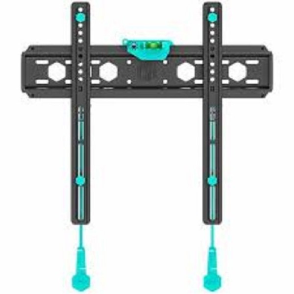 ONKRON Fixed TV Wall Mount for 32 to 65-inch Flat Panel TVs Digital Panels 50 kg, Black