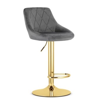 Oskar Barska stolica Kast grey / gold baza