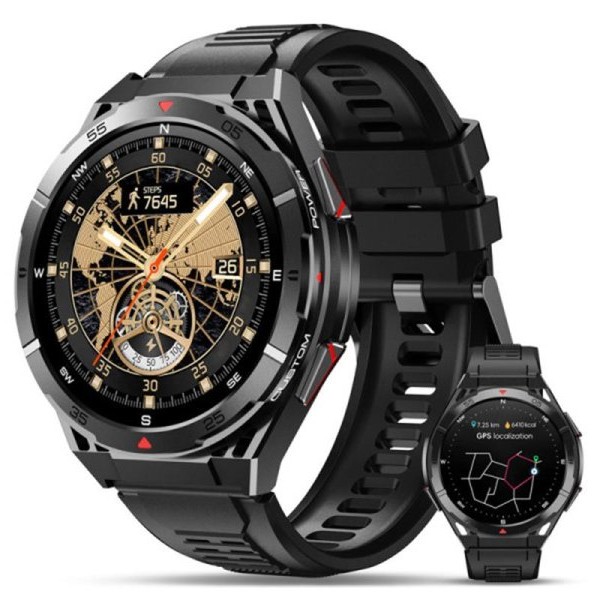 OUKITEL BT12 Black Smart Watch Sport Rugged