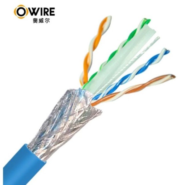 OWIRE LAN SFTP kabl OWIRE Cat6 Solid/CCA/0,56mm/Plavi/305m