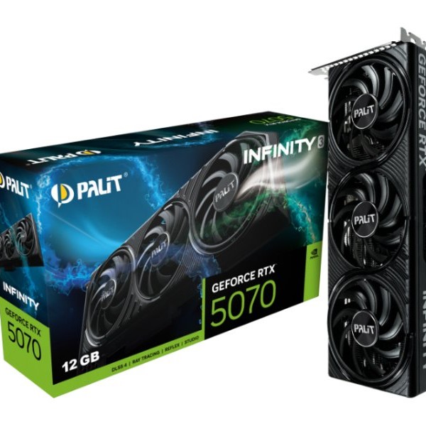 PALIT NVidia GeForce RTX 5070 Infinity 3 12GB 192bit NE75070019K9-GB2050S