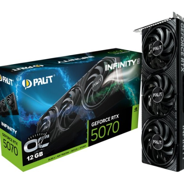 PALIT NVidia GeForce RTX 5070 12GB 192bit RTX5070 Infinity 3 OC 12GB grafička karta