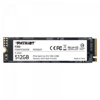 PATRIOT M.2 NVMe 512GB Patriot P300 1700MBs/1100MBs P300P512GM28