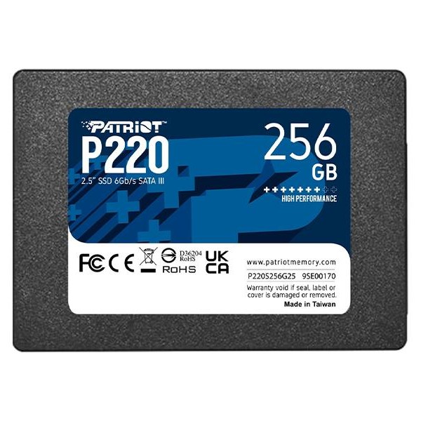 PATRIOT SSD 2.5 SATA3 256GB Patriot P220 550MBs/490MBs P220S256G25