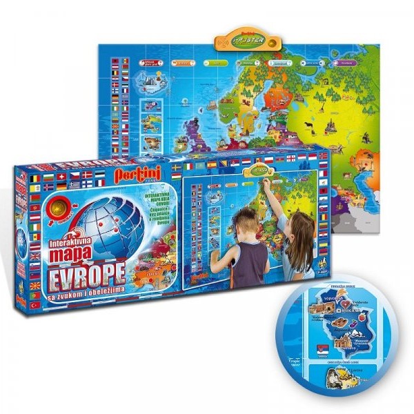 PERTINI Elektronska mapa Evrope