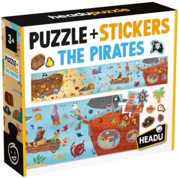 PERTINI HEADU - Pirati: puzzla sa stikerima