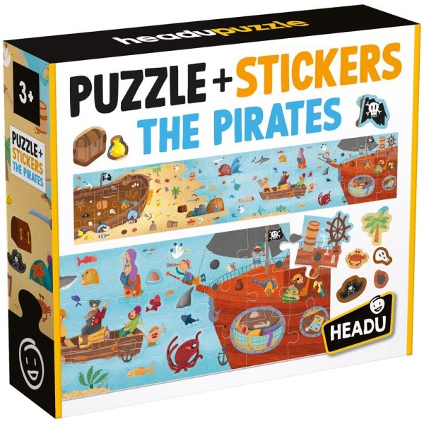PERTINI HEADU - Pirati: puzzla sa stikerima