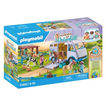 PERTINI Playmobil Horses of Waterfall Mobilna škola jahanja