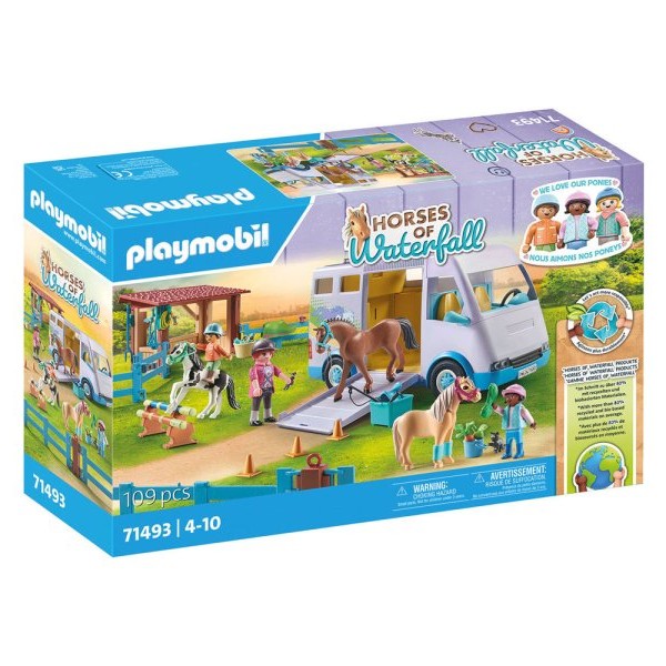 PERTINI Playmobil Horses of Waterfall Mobilna škola jahanja