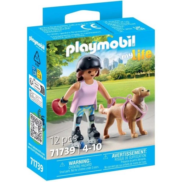 PERTINI Playmobil My life Zabava na rolerima sa retriverom