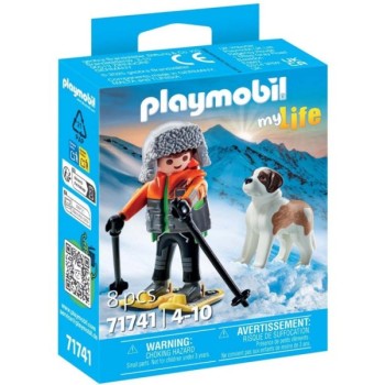 PERTINI Playmobil My life Zabava na snegu sa bernardincem