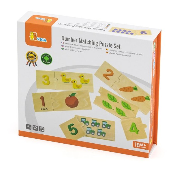 PERTINI Viga puzzle - učimo brojanje