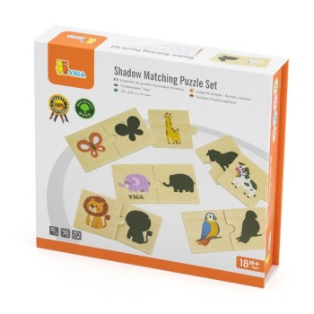 PERTINI Viga puzzle životinje i njihove siluete
