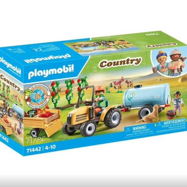 PLAYMOBIL Country Traktor sa prikolicom cisternom