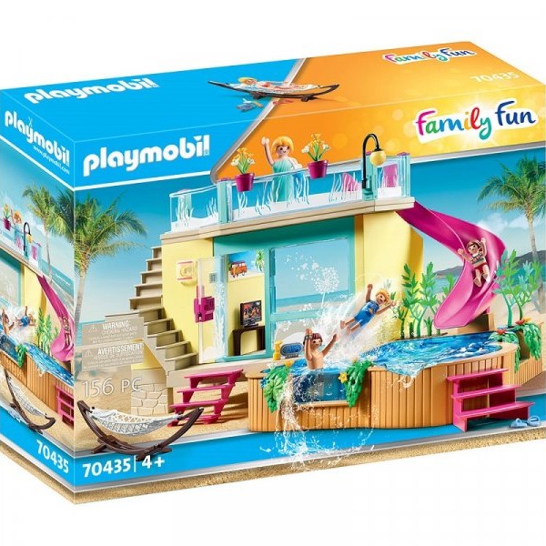 PLAYMOBIL Family Fun Bungalov sa bazenom
