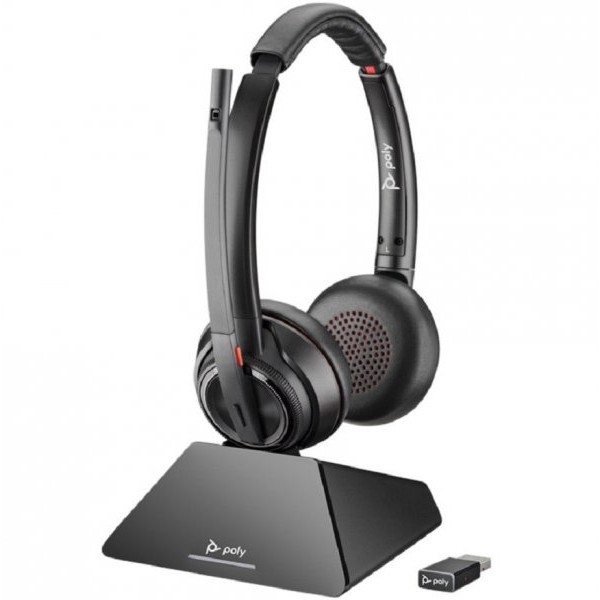 Poly Savi 8220 DECT™ Office Stereo bežicne sušalice, ANC,180m/13h