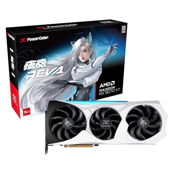 POWER COLOR Hellhound AMD Radeon™ RX 9070 XT 16GB GDDR6 RX9070XT 16G-L/OC