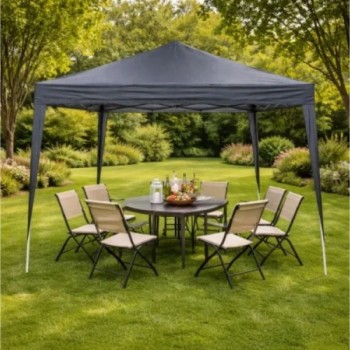 PROGARDEN 3x3 gazebo tenda siva 006