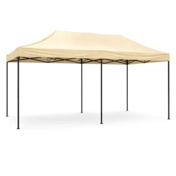 PROGARDEN 3x6x3 gazebo tenda bež 005