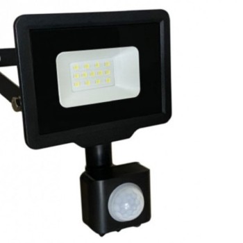 PROSTO LED reflektor sa PIR senzorom 10W 6500K LRF008SW-10/BK