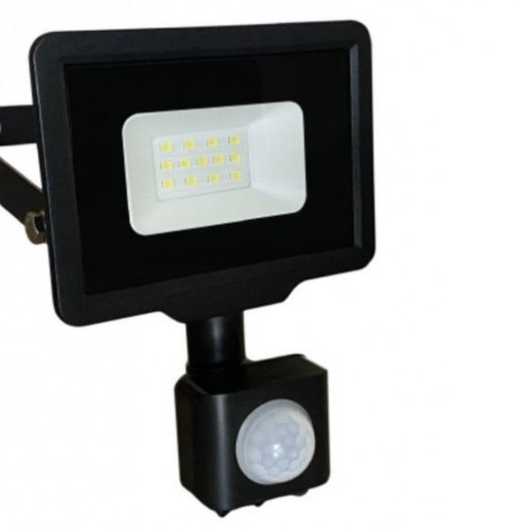 PROSTO LED reflektor sa PIR senzorom 10W 6500K LRF008SW-10/BK