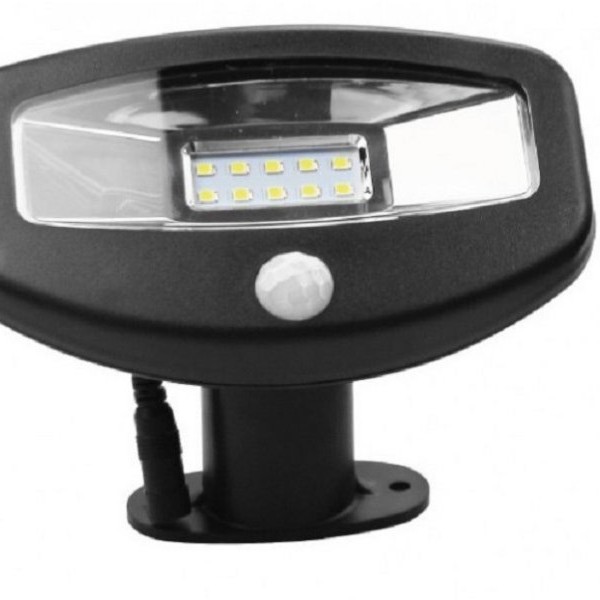 PROSTO Solarni LED reflektor sa PIR senzorom 1W LRFS-15S010-W/BK