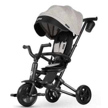 QPlay Tricikl Nova Niello S700-12, Sivi